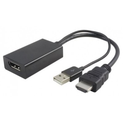 Adaptador HDMI V1.4 M - Displayport V1.2 H con USB/M - en Huesoi